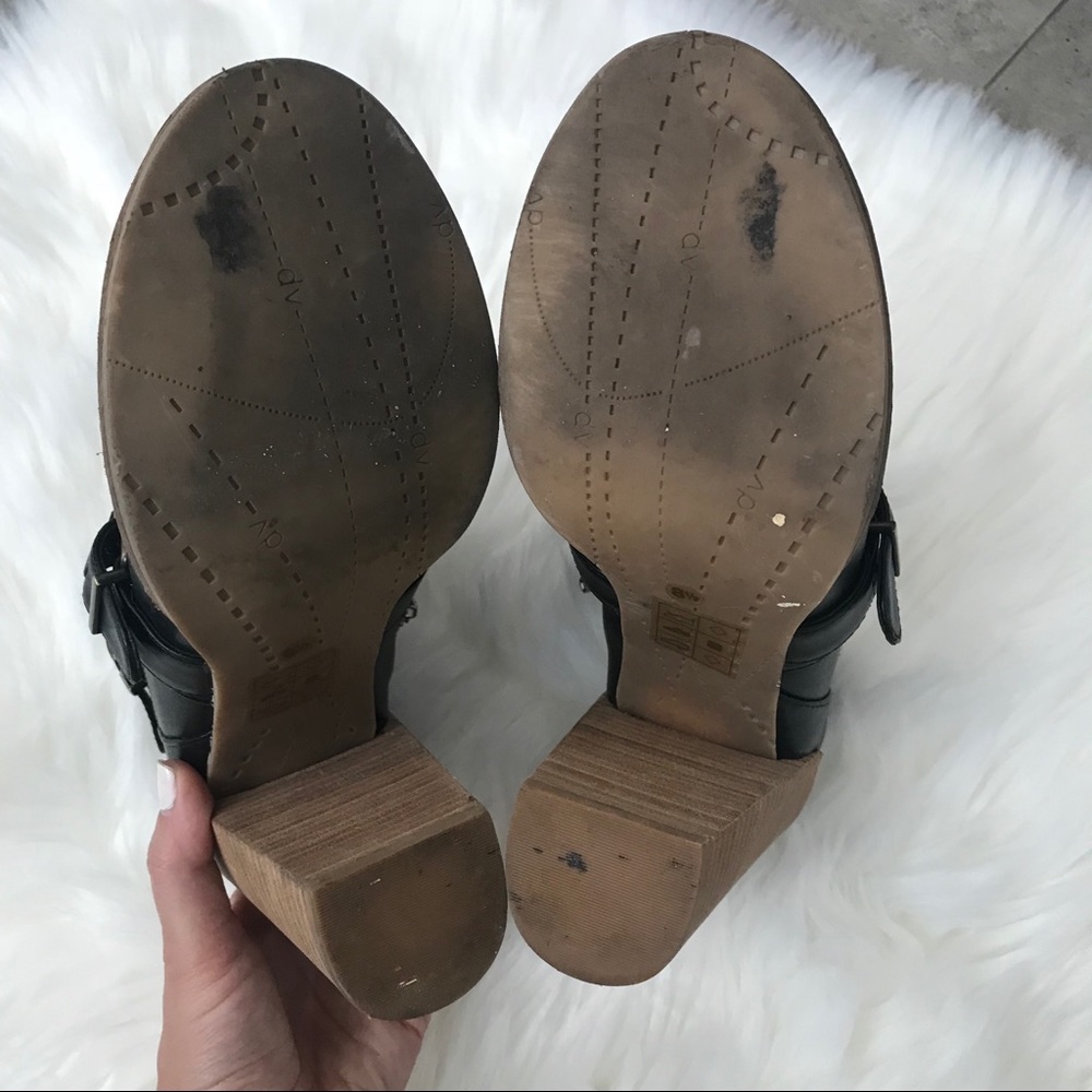DV by Dolce Vita black open toe ankle heels 8.5 - Picture 4 of 7